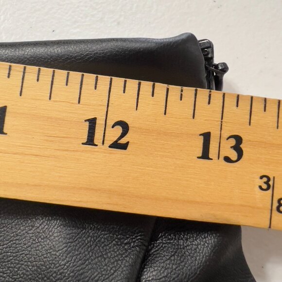 DO+BE Black Faux Leather Ruffle Skort Trendy – Women’s Small - Picture 7 of 8